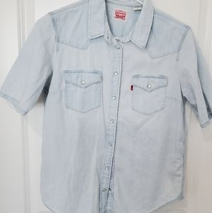 Levi's Denim Short Sleeve Shirt